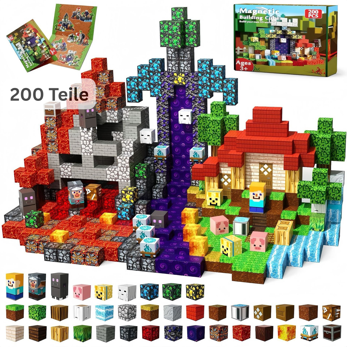 Minecraft Magnetbausteine