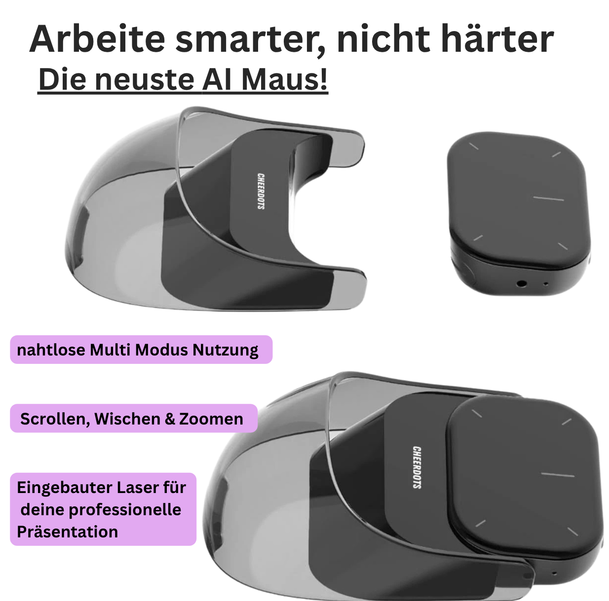 Cheerdots 2 - Dein erste AI Smart Mouse