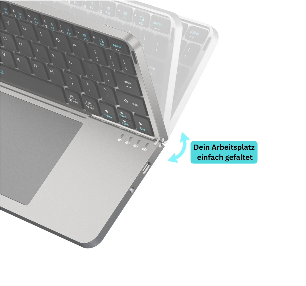 Deine faltbare magic Tastatur