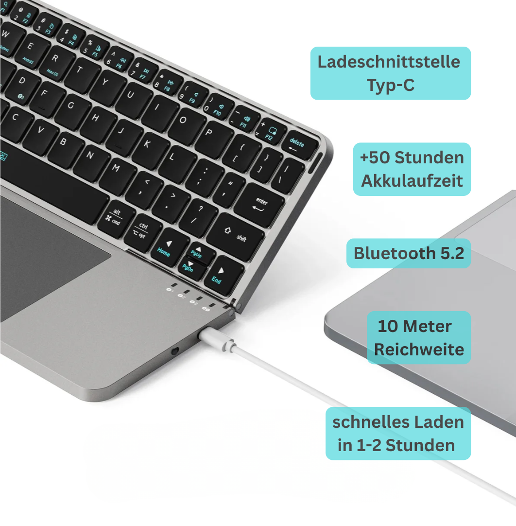 Deine faltbare magic Tastatur