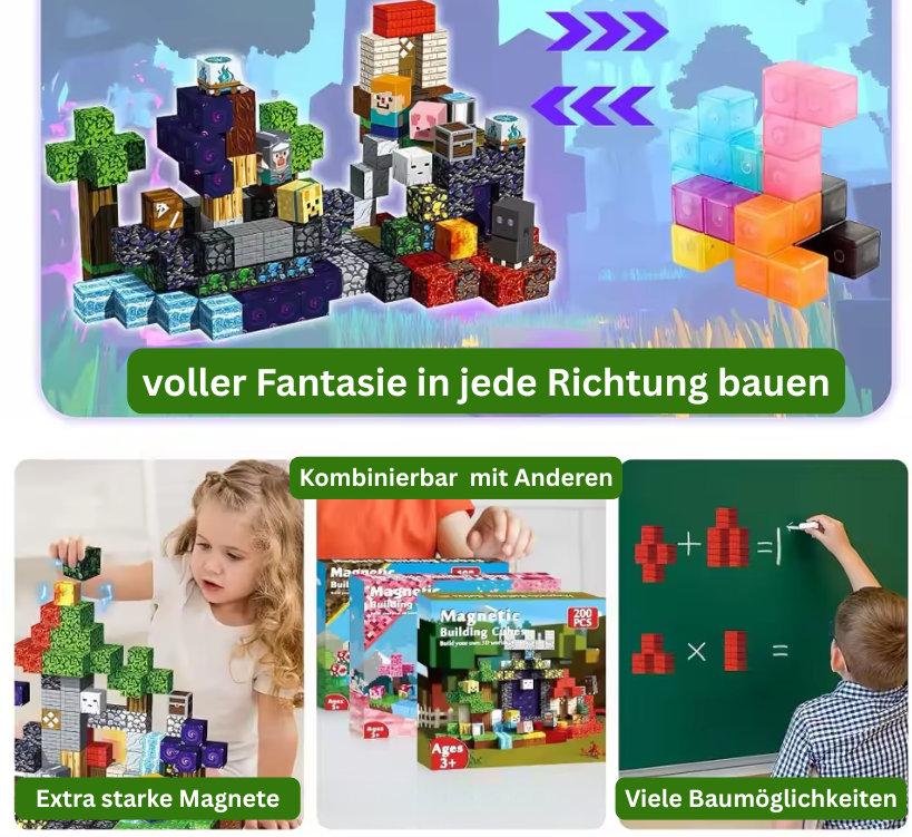 Minecraft Magnetbausteine