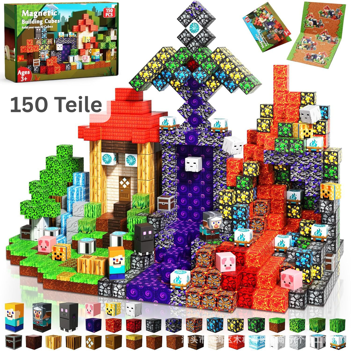 Minecraft Magnetbausteine