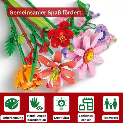 Adventskalender Blumenmix Bausteine